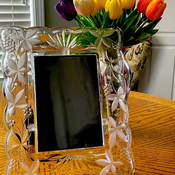unknown Other - 5x7 heavy lead glass picture frame